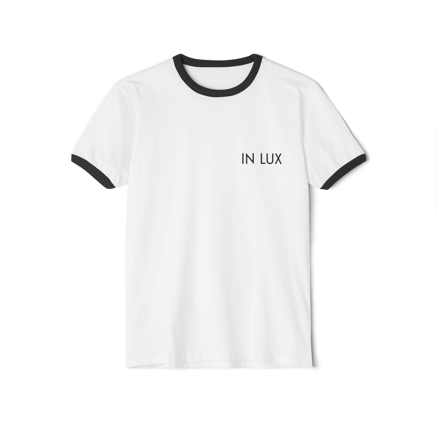 IN LUX • DAMEN SIGNATURE T-SHIRT
Stylisches Damen T-Shirt IN LUX, im Retro Stil mit edlem Signature Logoprint. Saum in der Farbe Schwarz.
www.in-lux.de