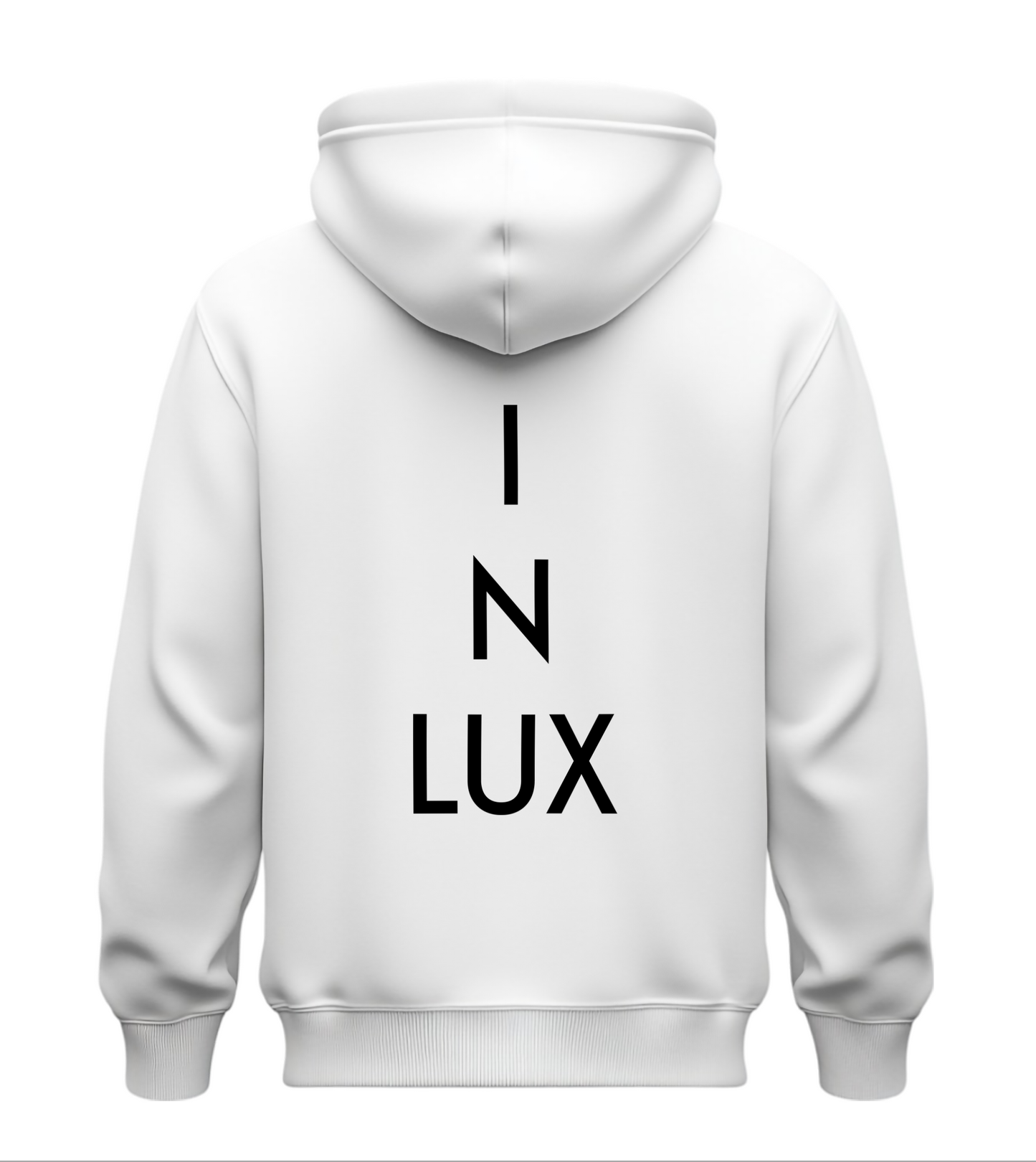 IN LUX • HERREN SIGNATURE HOODIE white