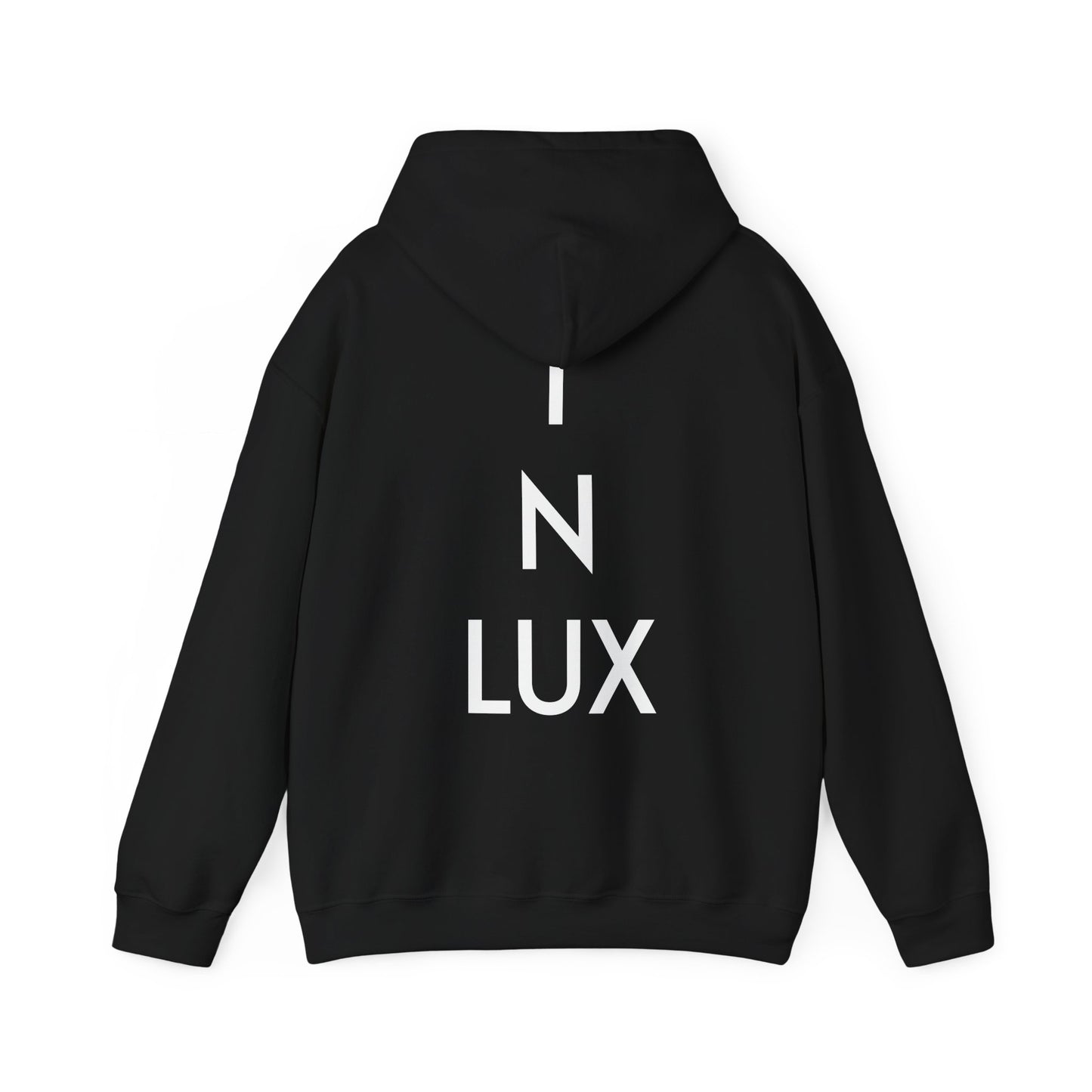 IN LUX • MEN´S PREMIUM HOODIE OVERSIZED black 3 • www.in-lux.de