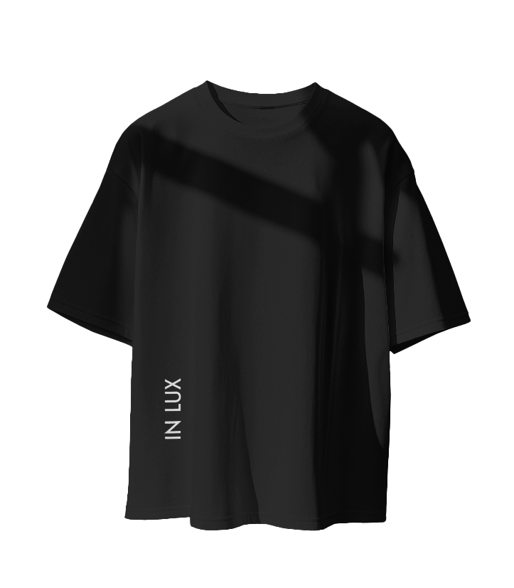 IN LUX SHOP • HERREN ULTRA T-SHIRT LUMEN black • AESTHETIC STREETWEAR BERLIN
www.in-lux.de