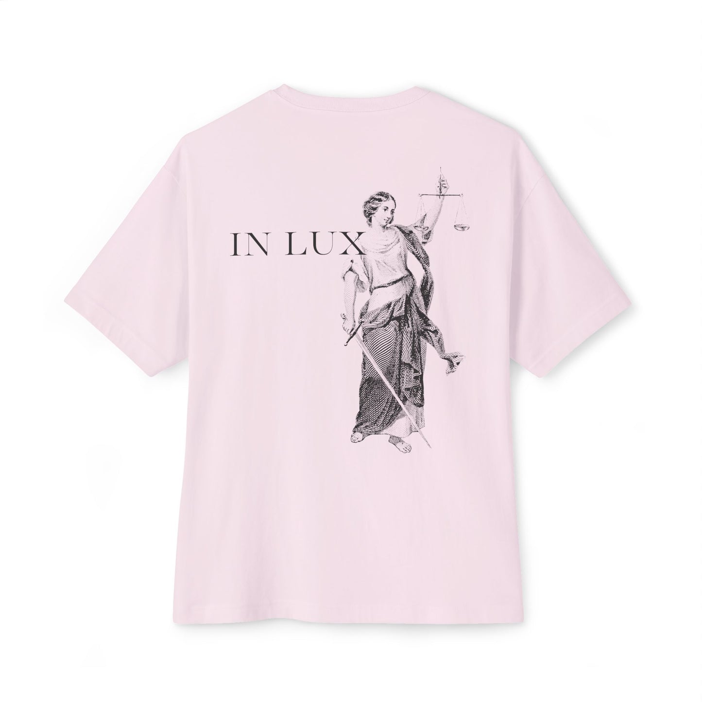 IN LUX • DAMEN OVERSIZED T-SHIRT IUSTITIA
