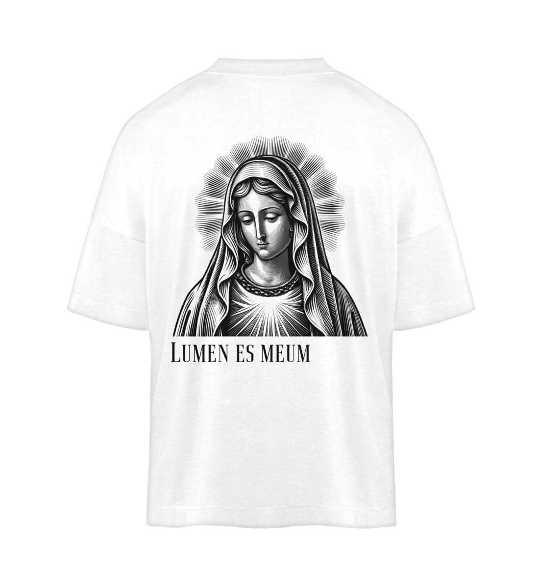 IN LUX • HERREN OVERSIZED T-SHIRT LUMEN white