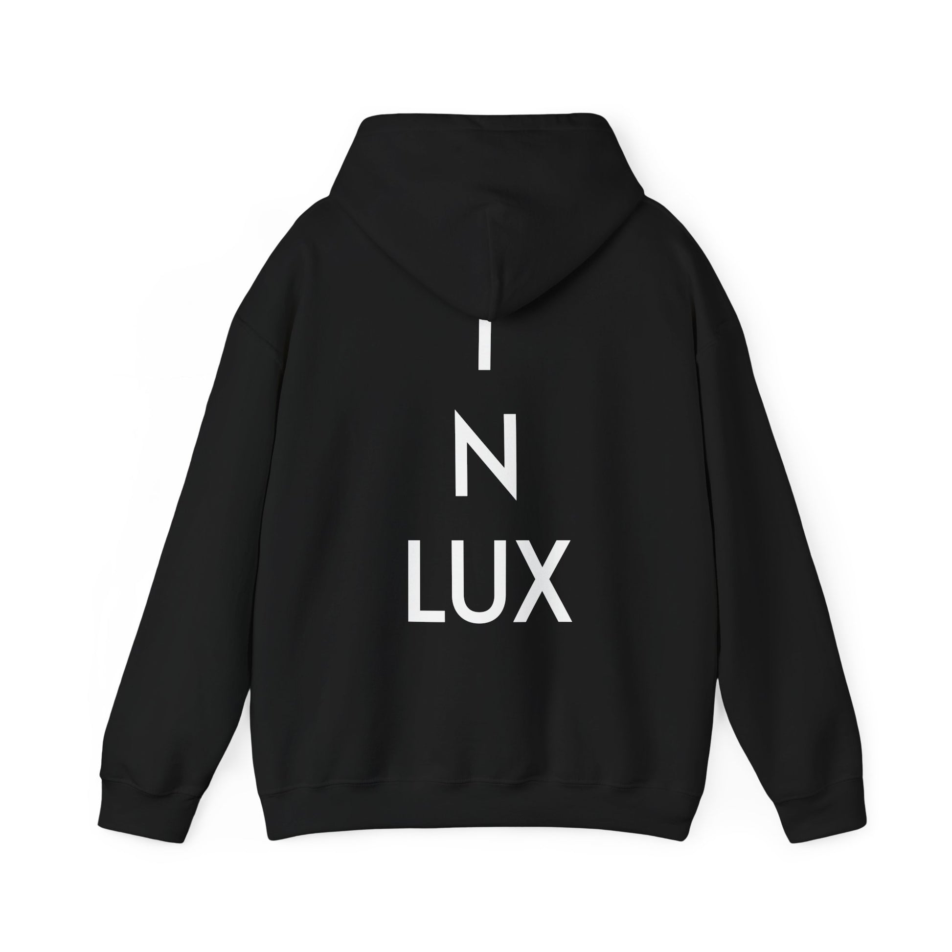 IN LUX • MEN´S PREMIUM HOODIE OVERSIZED black 3 • www.in-lux.de