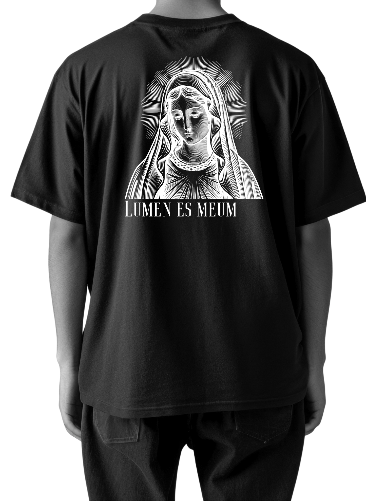 IN LUX SHOP • HERREN T-SHIRT LUMEN black • AESTHETIC STREETWEAR BERLIN • NEUE KOLLEKTION • HOODIES • SWEATSHIRTS • ACCESSOIRES • www.in-lux.de
