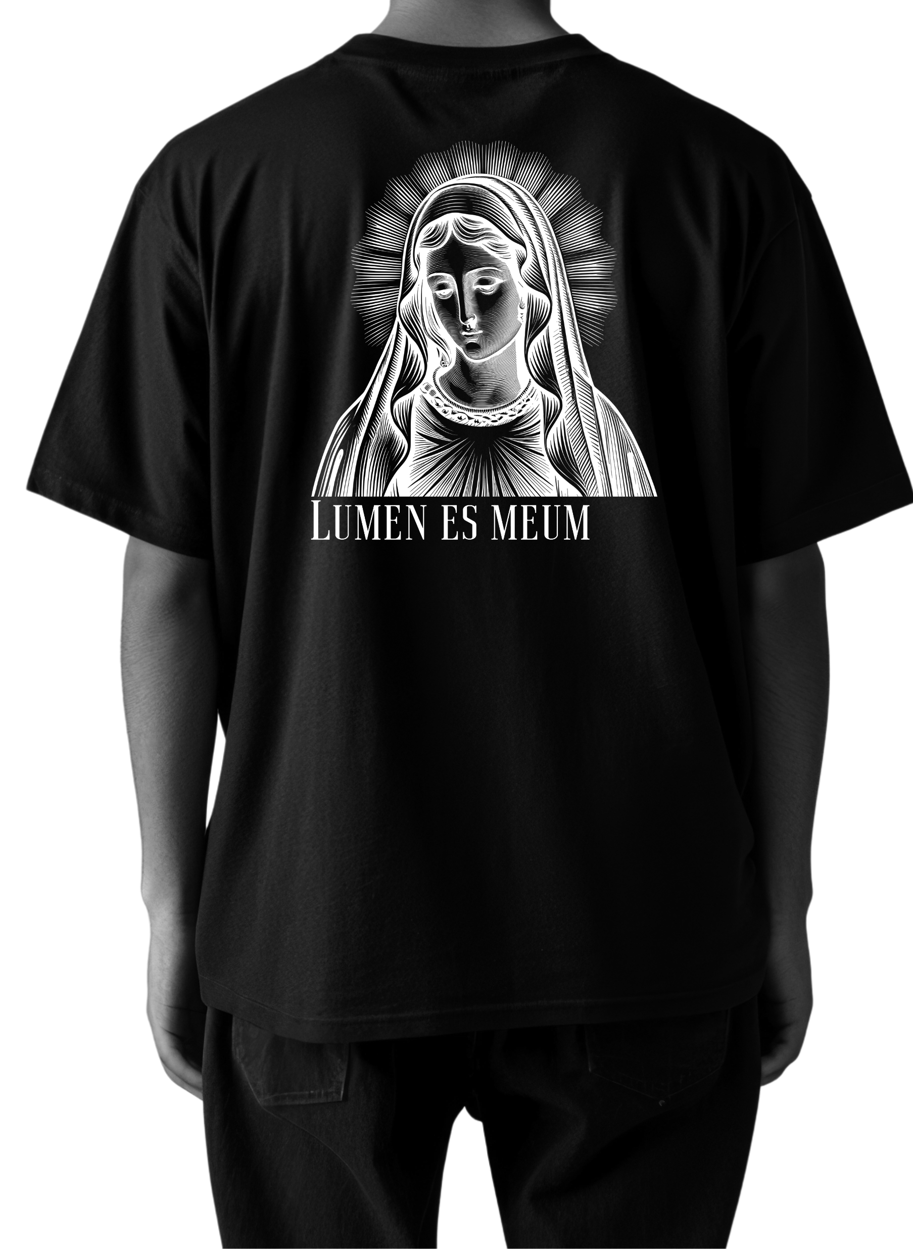 IN LUX SHOP • HERREN T-SHIRT LUMEN black • AESTHETIC STREETWEAR BERLIN • NEUE KOLLEKTION • HOODIES • SWEATSHIRTS • ACCESSOIRES • www.in-lux.de